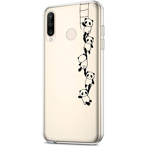 Kompatibel mit Schutzhülle Huawei P30 Lite Hülle Durchsichtig mit Kunst gemaltes Design Muster Transparent TPU Silikon Handyhülle Durchsichtige Schutzhülle Case Crystal Clear Case Tasche,Panda String Kompatibel mit Schutzhülle Huawei P30 Lite Hülle Durchsichtig mit Kunst gemaltes Design Muster Transparent TPU Silikon Handyhülle Durchsichtige Schutzhülle Case Crystal Clear Case Tasche,Panda String von ikasus