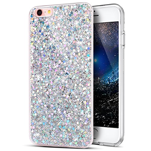 Kompatibel mit iPhone 8 Hülle,iPhone 7 Hülle,iPhone 7/8 Schutzhülle,Bling Glänzend Glitzer Kristall Strass Diamant TPU Silikon Hülle Handyhülle Crystal Glitzer Schutzhülle für iPhone 8/7 Hülle,Silber Kompatibel mit iPhone 8 Hülle,iPhone 7 Hülle,iPhone 7/8 Schutzhülle,Bling Glänzend Glitzer Kristall Strass Diamant TPU Silikon Hülle Handyhülle Crystal Glitzer Schutzhülle für iPhone 8/7 Hülle,Silber von ikasus