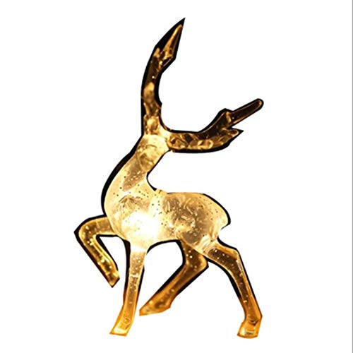 ikasus Rentier Lichterketten,20 Stück Weihnachtslichterkette,LED Lichterkette mit Hirsch Motiv,Batteriebetriebenen Weihnachtsbäumen Festlichen Schlafzimmer Warmen Licht Dekorationen,warmes Weiß ikasus Rentier Lichterketten,20 Stück Weihnachtslichterkette,LED Lichterkette mit Hirsch Motiv,Batteriebetriebenen Weihnachtsbäumen Festlichen Schlafzimmer Warmen Licht Dekorationen,warmes Weiß von ikasus
