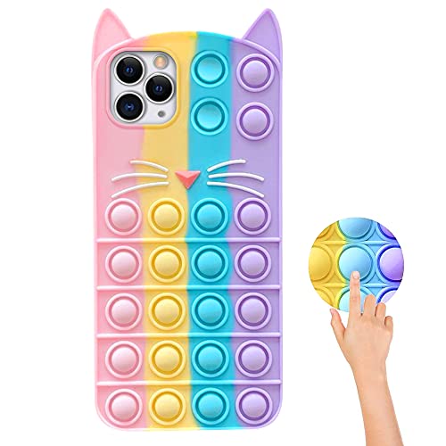ikasus Spätestens Fidget Toys Hülle für iPhone 11 Pro Max 6.5,Bubble Phone Case,Pop Reliver Stressspielzeug Zappeln Sensory Toy,Pop Bubble Protecive Silikon Hülle,Weich Schutzhülle Stoßfest Handyhülle ikasus Spätestens Fidget Toys Hülle für iPhone 11 Pro Max 6.5,Bubble Phone Case,Pop Reliver Stressspielzeug Zappeln Sensory Toy,Pop Bubble Protecive Silikon Hülle,Weich Schutzhülle Stoßfest Handyhülle von ikasus
