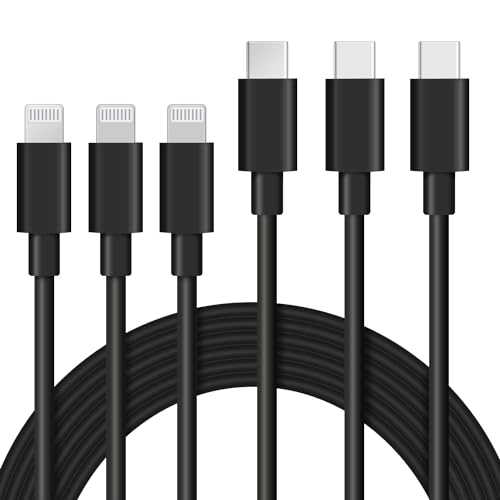 ilikable 3Pack 1M USB C Kabel, MFi zertifizierte iPhone Ladekabel USB C, iPhone Schnellladekabel kompatibel mit iPhone 14Pro,14,13,12,12 Pro,SE 2020,11,Max X XS XR 8 Plus SE 2020 von ilikable