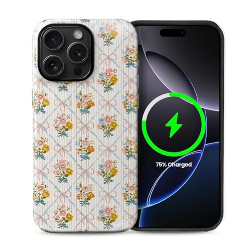 ilikediy Schutzhülle für iPhone 14 Pro Max [kompatibel mit Magsafe], Musterdesign, Hülle für Frauen und Mädchen, Hybrid-Schutzhülle, 2-lagig, Hartschale, Silikon, magnetische Hülle, C-Ölgemälde von ilikediy