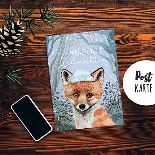 ilka parey wandtattoo-welt A6 Weihnachtskarte Weihnachtsgrüße Postkarte Print Fuchs im Winterwald Magische Weihnachten Grußkarte pk227 - ausgewählte Menge: *1 Stück* ilka parey wandtattoo-welt A6 Weihnachtskarte Weihnachtsgrüße Postkarte Print Fuchs im Winterwald Magische Weihnachten Grußkarte pk227 - ausgewählte Menge: *1 Stück* von ilka parey wandtattoo-welt