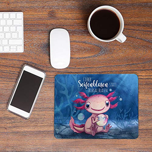 ilka parey wandtattoo-welt Mousepad Mouse pad Mauspad mit Axolotl Spruch Seifenblasen statt Trübsal Blasen Mausunterlage Bedruckt Mouse Pads Tier mp80 ilka parey wandtattoo-welt Mousepad Mouse pad Mauspad mit Axolotl Spruch Seifenblasen statt Trübsal Blasen Mausunterlage Bedruckt Mouse Pads Tier mp80 von ilka parey wandtattoo-welt