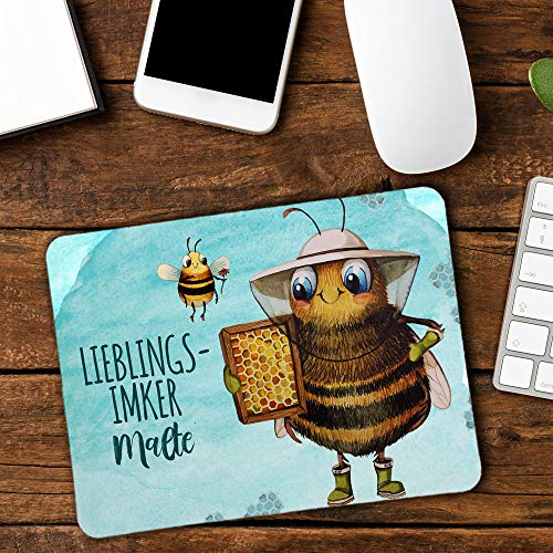 ilka parey wandtattoo-welt Mousepad Mousepad Mouse pad Mauspad Biene Imker Spruch Lieblingsimker Wunschname Mausunterlage Bedruckt Mouse Pads mp106 ilka parey wandtattoo-welt Mousepad Mousepad Mouse pad Mauspad Biene Imker Spruch Lieblingsimker Wunschname Mausunterlage Bedruckt Mouse Pads mp106 von ilka parey wandtattoo-welt