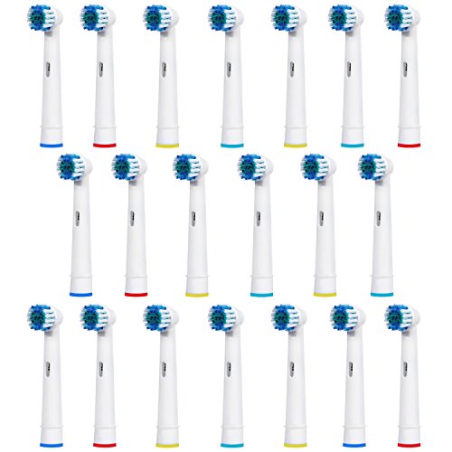 Elektrischen Bürste im77r 20 Ersatzminen für Braun Oral-B, kompatibel with Oral-B/braun Vitaly Precision Clean, White Clean, Sensitive Clean,Professional Care, Modell eb-17a / sb-17a (5KITS X 4PCS) von im77r