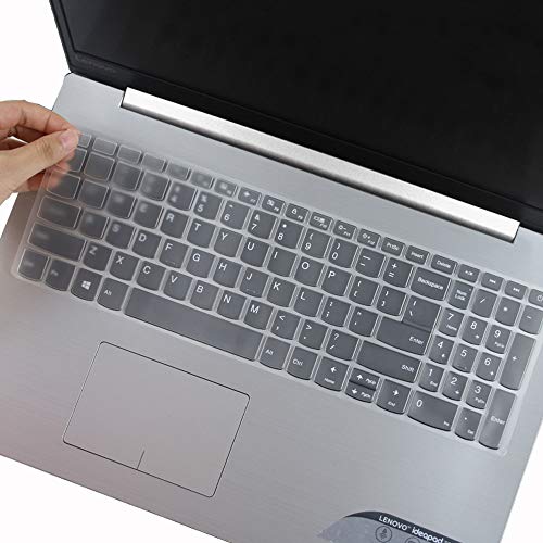 Tastatur-Abdeckung für Lenovo IdeaPad 3 15 39,6 cm (17,3 Zoll) FHD Laptop mit numerischem Tastaturschutz, 2020 2021 Lenovo IdeaPad 3 15 Zubehör, transparent (US-Layout) von imComor