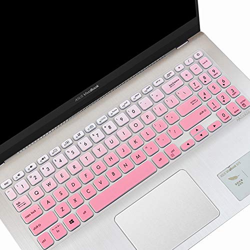 Tastatur Skin Cover für ASUS VivoBook S512 S530UA S530FA / ASUS VivoBook F512DA F512FA F512JA X512FA X512DA X515JA Tastatur Cover Schutzhülle ASUS VivoBook 15.6 Zubehör Original Mbre Pink von imComor