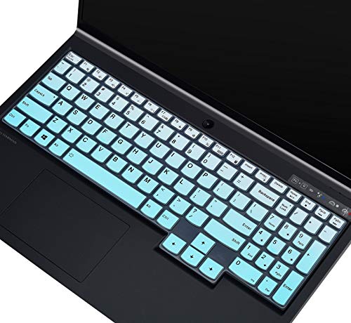 Tastaturabdeckung für 2020 Lenovo Legion 5 5i 5p 5pi 15,6 Zoll und 17,3 Zoll Legion 7i Tastatur Skin, Lenovo IdeaPad Gaming 3i Gaming Laptop Tastatur Cover Schutzhaut, Ombre Mint von imComor