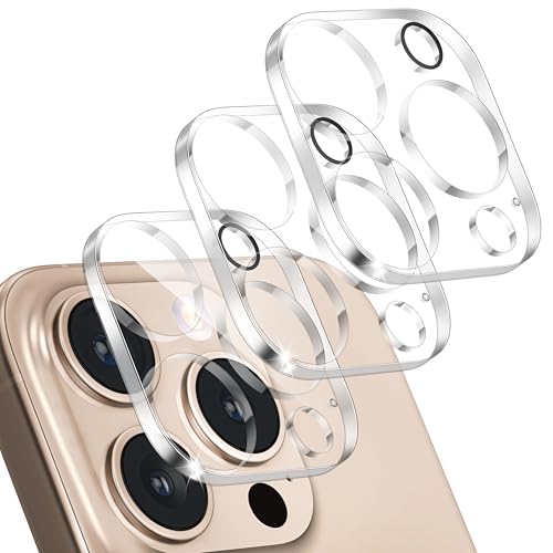 imluckies 3 Stück Kameraschutz für iPhone 16 Pro - iPhone 16 Pro Max Panzer Schutz Glass Folie, 9H Härte & HD Klar, Anti-Kratzer Kamera Schutzfolie 2024, Durchsichtig imluckies 3 Stück Kameraschutz für iPhone 16 Pro - iPhone 16 Pro Max Panzer Schutz Glass Folie, 9H Härte & HD Klar, Anti-Kratzer Kamera Schutzfolie 2024, Durchsichtig von imluckies