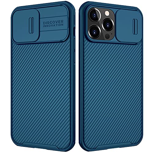 imluckies Hülle Kompatibel mit iPhone 13 Pro Max mit Kameraschutz, Anti-Rutsch Stoßfeste Handyhülle, Anti-Kratzfest Schutzhülle für iPhone 13 Pro Max(2021) 6.7 Zoll, Blau von imluckies