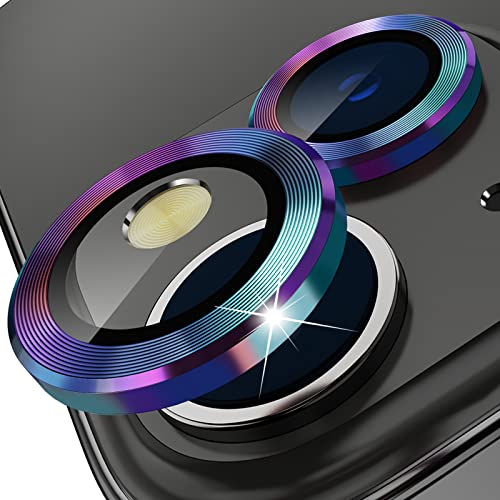 imluckies Kameraschutz Kompatibel mit iPhone 14/14 Plus & iPhone 15/15 Plus Linse Schutzfolie, Anti-Kratz HD Gehärtetes Glas Objektiv Schutzabdeckung, Metall Individueller Linsenring, Bunt imluckies Kameraschutz Kompatibel mit iPhone 14/14 Plus & iPhone 15/15 Plus Linse Schutzfolie, Anti-Kratz HD Gehärtetes Glas Objektiv Schutzabdeckung, Metall Individueller Linsenring, Bunt von imluckies
