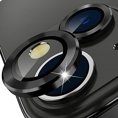 imluckies Kameraschutz Kompatibel mit iPhone 14/14 Plus & iPhone 15/15 Plus Linse Schutzfolie, Anti-Kratz HD Gehärtetes Glas Objektiv Schutzabdeckung, Metall Individueller Linsenring, Schwarz imluckies Kameraschutz Kompatibel mit iPhone 14/14 Plus & iPhone 15/15 Plus Linse Schutzfolie, Anti-Kratz HD Gehärtetes Glas Objektiv Schutzabdeckung, Metall Individueller Linsenring, Schwarz von imluckies