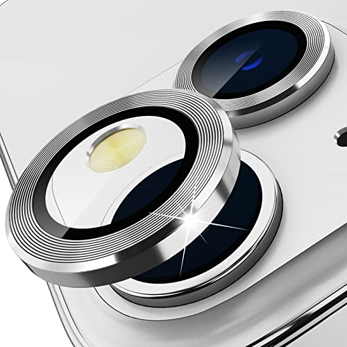 imluckies Kameraschutz Kompatibel mit iPhone 14 / iPhone 14 Plus 2022 Linse Schutzfolie, Anti-Kratz HD Gehärtetes Glas Objektiv Schutzabdeckung, Metall Individueller Linsenring, Silber imluckies Kameraschutz Kompatibel mit iPhone 14 / iPhone 14 Plus 2022 Linse Schutzfolie, Anti-Kratz HD Gehärtetes Glas Objektiv Schutzabdeckung, Metall Individueller Linsenring, Silber von imluckies