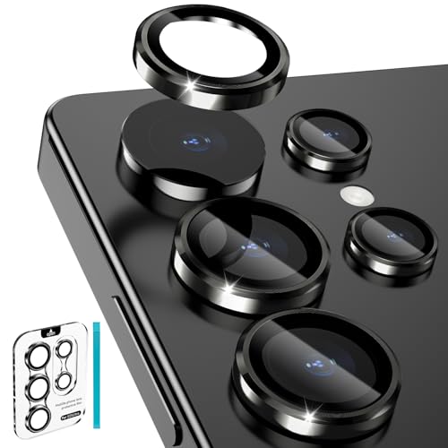 imluckies für Samsung Galaxy S25 Ultra Kameraschutz, AR+AF Gehärtetes Glas & 9H Anti-Kratzer Metall Individuelle Linsen Schutzfolien, HD Klar Kamera Schutz für S25Ultra 5G 2025, Schwarz imluckies für Samsung Galaxy S25 Ultra Kameraschutz, AR+AF Gehärtetes Glas & 9H Anti-Kratzer Metall Individuelle Linsen Schutzfolien, HD Klar Kamera Schutz für S25Ultra 5G 2025, Schwarz von imluckies