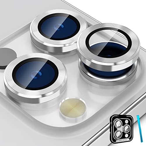 imluckies Kameraschutz für iPhone 14 Pro/iPhone 14 Pro Max Kamera Linse Schutzfolie, HD Gehärtetes Glas Individuell Metallring, Anti-Kratz Camera Protection für 14 Pro 6,1"/14 Pro Max 6,7", Silber imluckies Kameraschutz für iPhone 14 Pro/iPhone 14 Pro Max Kamera Linse Schutzfolie, HD Gehärtetes Glas Individuell Metallring, Anti-Kratz Camera Protection für 14 Pro 6,1"/14 Pro Max 6,7", Silber von imluckies