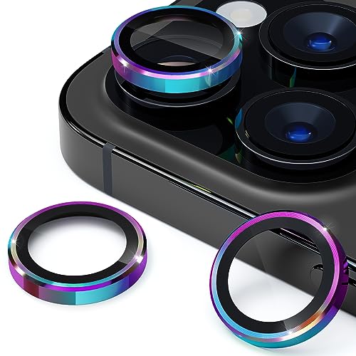 imluckies Kameraschutz für iPhone 15 Pro/iPhone 15 Pro Max Kamera Linse Schutzfolie, 9H Gehärtetes Glas & Anti-Kratzen Metall Individuelle Ring, HD Klar Kamera Zubehör - Bunt imluckies Kameraschutz für iPhone 15 Pro/iPhone 15 Pro Max Kamera Linse Schutzfolie, 9H Gehärtetes Glas & Anti-Kratzen Metall Individuelle Ring, HD Klar Kamera Zubehör - Bunt von imluckies