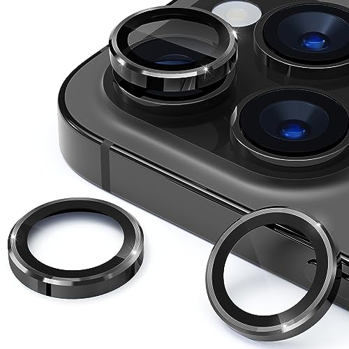 imluckies Kameraschutz für iPhone 15 Pro/iPhone 15 Pro Max Kamera Linse Schutzfolie, 9H Gehärtetes Glas & Anti-Kratzen Metall Individuelle Ring, HD Klar Kamera Zubehör - Schwarz imluckies Kameraschutz für iPhone 15 Pro/iPhone 15 Pro Max Kamera Linse Schutzfolie, 9H Gehärtetes Glas & Anti-Kratzen Metall Individuelle Ring, HD Klar Kamera Zubehör - Schwarz von imluckies
