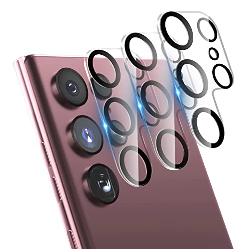 imluckies kameraschutz für Samsung Galaxy S24 Ultra 6,8", HD klares gehärtetes Glas, 9H kratzfeste Objektivabdeckung, [hüllenfreundlich], einfache Installation, Objektivschutz [3 Stück], klar von imluckies