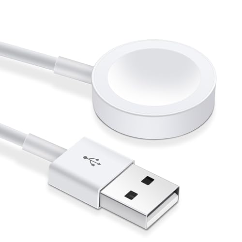 USB Schnell Ladekabel für Apple Watch - imodomio 1M Induktive Fast Charging Kabel für iWatch von imodomio
