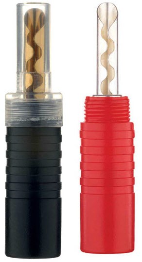 Exzellenz BFA Banana (4er Set) Bananenstecker rot/schwarz von in-akustik