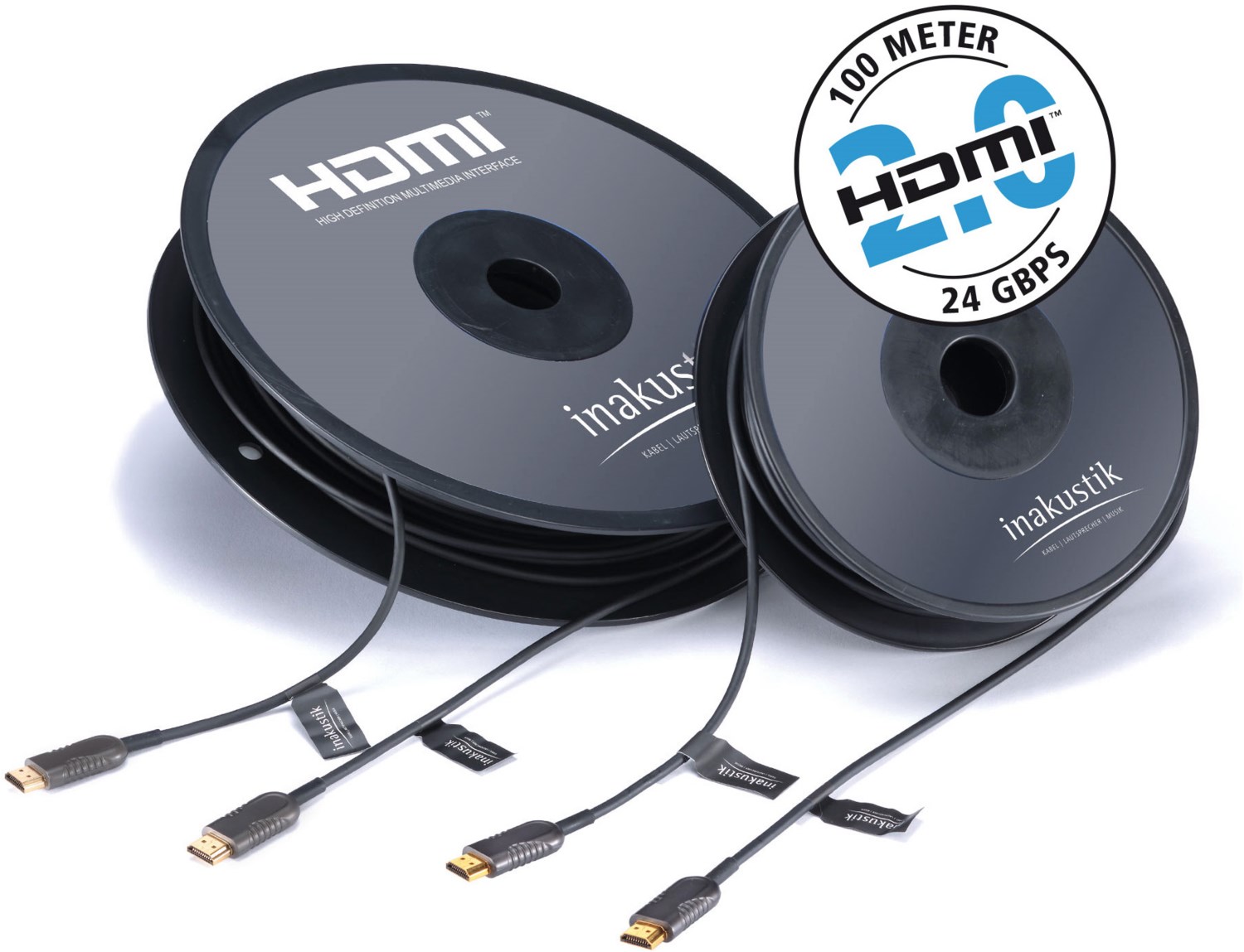 Profi HDMI2.0 LWL Kabel (10m) HDMI-Kabel von in-akustik