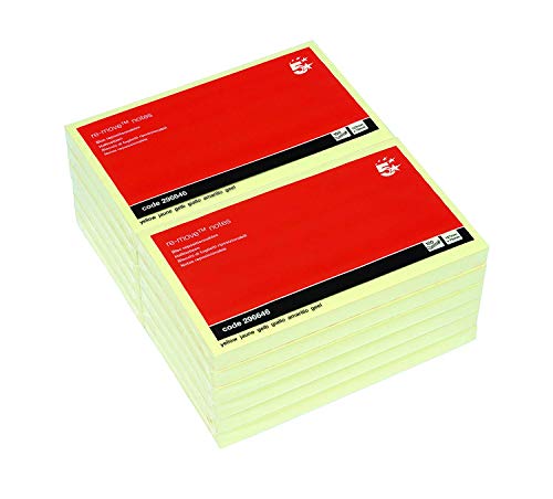 Gelbe Haftnotizen, 125 x 75mm, FSC-Siegel, 100 Blatt pro Block, 12 Blöcke pro Pack Gelbe Haftnotizen, 125 x 75mm, FSC-Siegel, 100 Blatt pro Block, 12 Blöcke pro Pack von inFO Notes