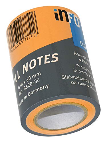inFO Notes 5620-35 Haftnotizrolle neonorange, 100x140mm von inFO Notes