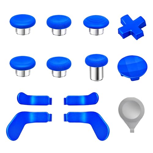 Ersatz-Daumensticks for Xbox One Elite Series 2 Controller, Magnetische Metall-Joysticks Zubeh?r Kit Kompatibel for Xbox Elite Wireless Controller Series 2 Core (Blau) von inRobert