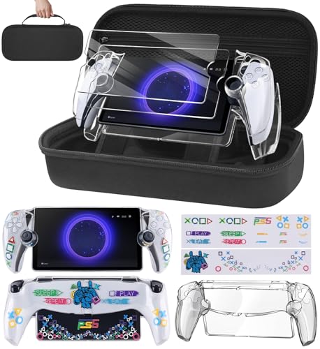 Tragetasche für Playstation Portal Remote Player für PS5-Konsole, Hartschalen-Reisekoffer und Zubehör für PS Portal, stoßfest, sturzsicher und kollisionssicher Tragetasche für Playstation Portal Remote Player für PS5-Konsole, Hartschalen-Reisekoffer und Zubehör für PS Portal, stoßfest, sturzsicher und kollisionssicher von inRobert
