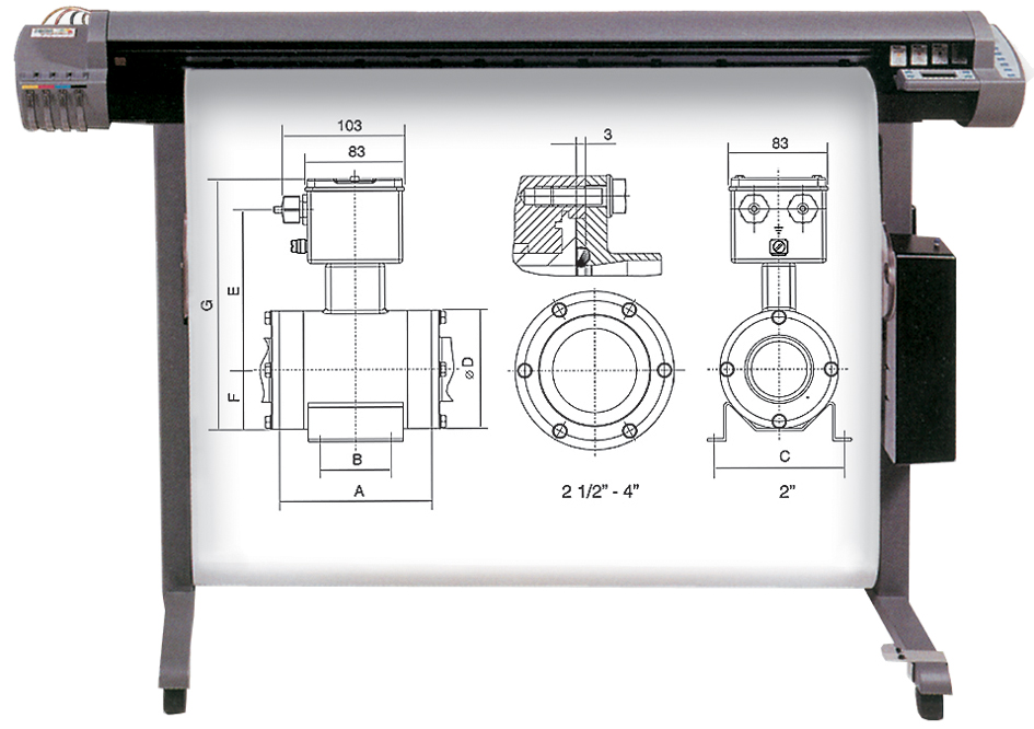 Inapa Inkjet-Plotterrolle, 610 mm x 50 m, weiß von inapa