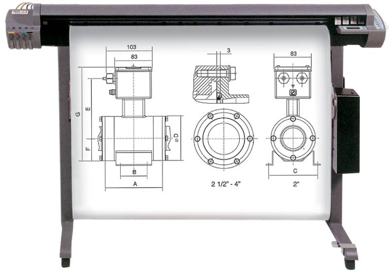 Inapa Inkjet-Plotterrolle, 914 mm x 50 m, weiß von inapa