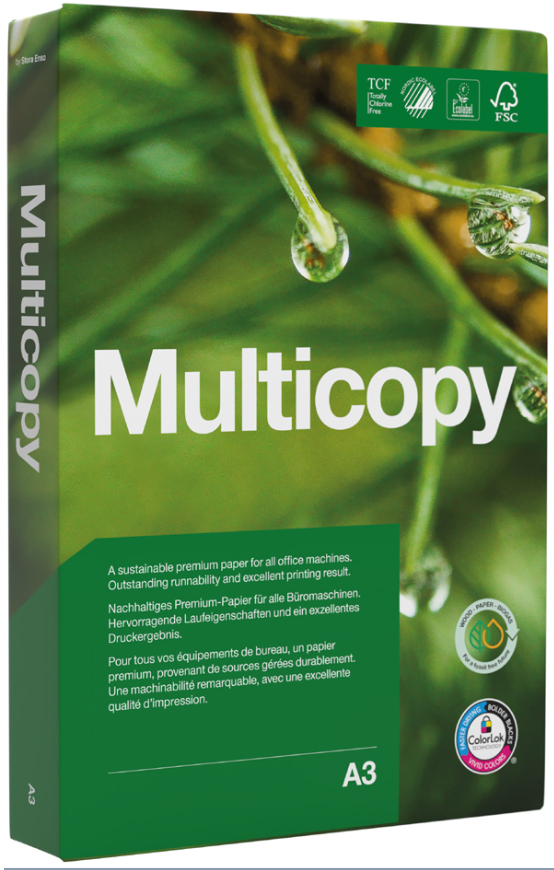 Inapa Multifunktionspapier MultiCopy, A3, 80 g/qm von inapa