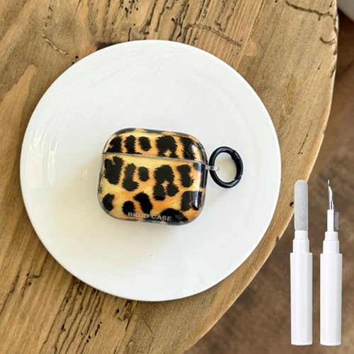 inewateri Kompatibel mit AirPods 4 Hülle, weiches TPU mit Reinigungsset, cooler Gepard, transparent, niedliches Leoparden-Ästhetik-Design, stoßfest, Schlüsselanhänger-Abdeckung für Airpods 4, Braun inewateri Kompatibel mit AirPods 4 Hülle, weiches TPU mit Reinigungsset, cooler Gepard, transparent, niedliches Leoparden-Ästhetik-Design, stoßfest, Schlüsselanhänger-Abdeckung für Airpods 4, Braun von inewateri