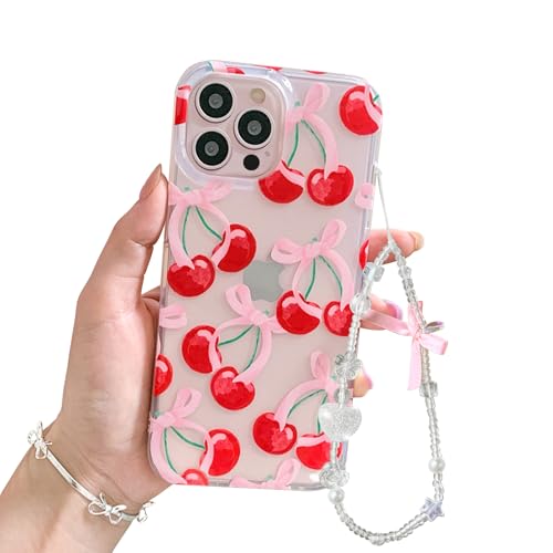 inewateri Kompatibel mit iPhone 15 Pro Max Hülle, niedliche Kirschschleife, transparentes Band, rosa Schleife, ästhetisches Design für Damen, Teenager, Mädchen, schlanker TPU-Schutz, Handyhülle + inewateri Kompatibel mit iPhone 15 Pro Max Hülle, niedliche Kirschschleife, transparentes Band, rosa Schleife, ästhetisches Design für Damen, Teenager, Mädchen, schlanker TPU-Schutz, Handyhülle + von inewateri