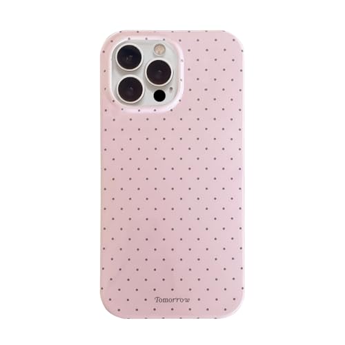 inewateri Kompatibel mit iPhone 15 Pro Max Hülle mit niedlichem Mode-Punkt-Ästhetik-Design, einfache Schutzhülle für iPhone 15 Pro Max, weiche TPU-Schutzhülle, schlankes Design, Rosa inewateri Kompatibel mit iPhone 15 Pro Max Hülle mit niedlichem Mode-Punkt-Ästhetik-Design, einfache Schutzhülle für iPhone 15 Pro Max, weiche TPU-Schutzhülle, schlankes Design, Rosa von inewateri