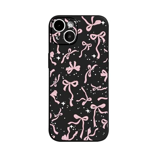inewateri Schutzhülle für iPhone 15 Plus, niedliches Schleifen-Design, für Damen und Mädchen, rosa Schleife, ästhetisches Design, stoßfest, weich, dünn, TPU, modische Schutzhülle, Schwarz inewateri Schutzhülle für iPhone 15 Plus, niedliches Schleifen-Design, für Damen und Mädchen, rosa Schleife, ästhetisches Design, stoßfest, weich, dünn, TPU, modische Schutzhülle, Schwarz von inewateri