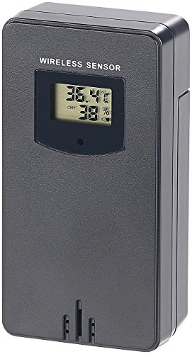 infactory Zubehör zu Thermometer mit App: Funk-Außensensor für FWS-350.bt & FWS-330.bt, IPX4, 60 m Reichweite (Wetterstation mit Datenlogger, Datenlogger mit Gratis-App, iPhone wasserdicht) von infactory