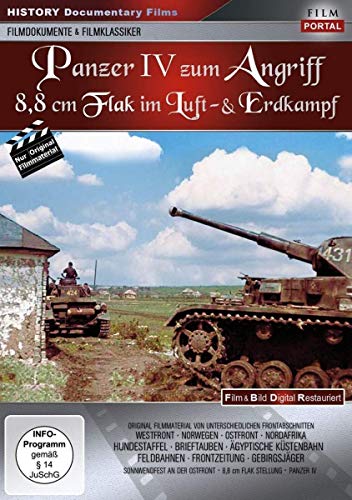 Panzer IV zum Angriff - 8,8 cm Flak im Luft-& Erdkampf von info@history-films.com