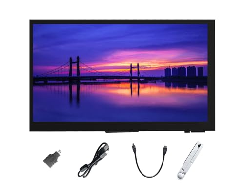 Ingcool 7 Zoll HDMI LCD Bildschirm Display für Raspberry Pi 4B/3B+/3B/2B/B+/A+/Zero W/Zero WH, Unterstützung Windows 11/10/8/7, 1024x600 Auflösung, IPS Touchscreen, HDMI Schnittstelle von ingcool