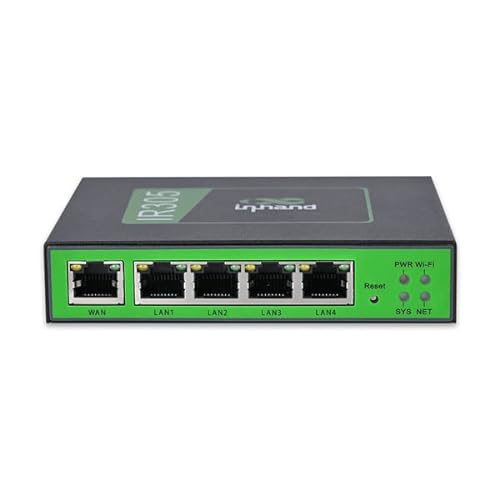InHand Networks IR305 Industrial Iot LTE 4G VPN Router, 5 Ethernet Port, Dual SIM, Wan failover, I/O Port, Remote Connection, Link Backup, Mu-mimo, VLAN, Support AT&T, T-Mobile & Verizon(CAT4 & I/O) von inhand