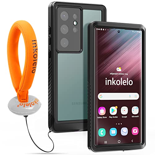 inkolelo für Samsung Galaxy S23 Ultra wasserdichte Hülle, 360 Grad Schutzhülle Unterwasser Handyhülle mit Schwimmender Schlüsselband, IP68 Wasserdicht Staubdicht Stoßfest Handytasche 6,8" (Schwarz) inkolelo für Samsung Galaxy S23 Ultra wasserdichte Hülle, 360 Grad Schutzhülle Unterwasser Handyhülle mit Schwimmender Schlüsselband, IP68 Wasserdicht Staubdicht Stoßfest Handytasche 6,8" (Schwarz) von inkolelo