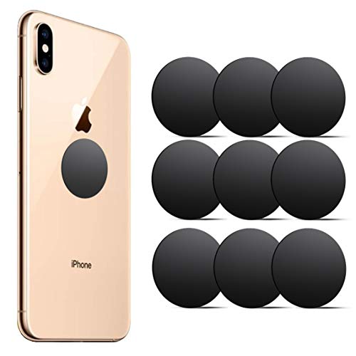 innoGadgets® 10x Metall Chips kompatibel mit Audi A3/S3/RS3 Handyhalter | Universelle Halterung für Smartphone, GPS & Tablet | Schwarz von innoGadgets