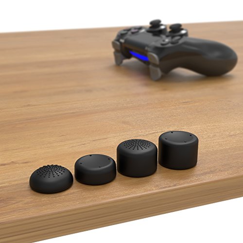 innoGadgets® Aufsätze kompatibel mit PS4 und PS5 Controller | 8er Set Schutzkappen aus Silikon für Thumbsticks | Mehr Spielgefühl | Schützen Analogsticks vor Abnutzung | Leicht zu reinigen | Schwarz von innoGadgets