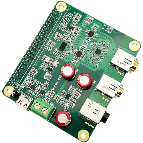 Raspberry Pi HiFi DAC Pro Hat ES9038Q2M Audiokarte PCM DSD verlustfrei High Resolution Digital-zu-Analog Konverter Adapter für Raspberry Pi 4 3B+ 3B Zero w Zero von innomaker