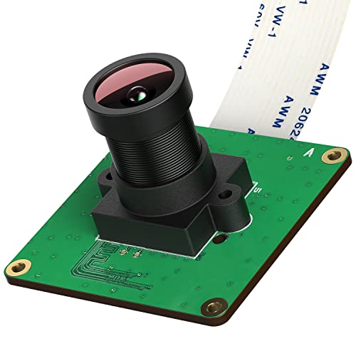 innomaker Raspberry Pi Industriekameramodul STARVIS IMX327LQR Farb-CMOS-Sensor 2.13 M Pixel Weitwinkel-Fischaugenobjektiv für Rasp Pi 4 3B + 3B A+ CM3 + CM3 von innomaker