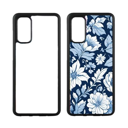 INNOSUB Sublimations-Telefonhüllen, kompatibel mit Galaxy S20 Plus, schwarze Gummi-Hüllen und Aluminiumeinsätze für Sublimationsdruck/bedruckbare Handyhüllen, Rohlinge (Galaxy S20 Plus), 5 Stück von innosub