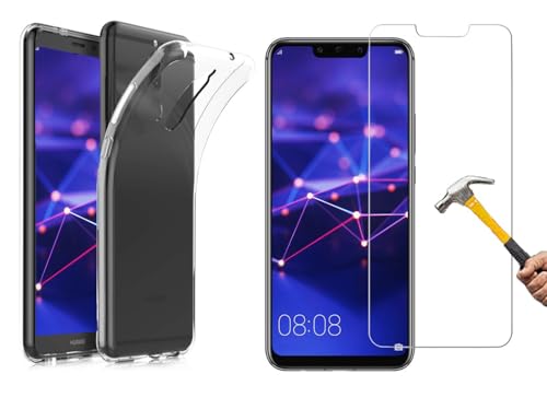 2in1 Silikon Hülle Schutzglas Set kompatibel mit Huawei Mate 20lite Panzerglas TPU Schutzhülle Case Schutz transparent Cover Handy-Hülle mit Schutzfolie Glasfolie Mate 20 lite 2in1 Silikon Hülle Schutzglas Set kompatibel mit Huawei Mate 20lite Panzerglas TPU Schutzhülle Case Schutz transparent Cover Handy-Hülle mit Schutzfolie Glasfolie Mate 20 lite von ino