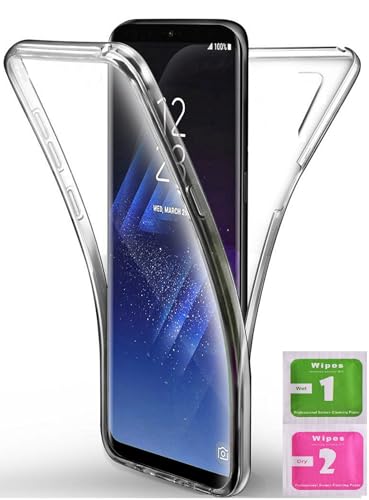 Full Body Silikon beidseitige Schutzhülle für iPhone 13 pro Hülle transparent Flexibel leicht Cover 2in1 Hart Case auf Rückseite + Weich TPU Vorderseite Handyschutz Vorne und Hinten Full Body Silikon beidseitige Schutzhülle für iPhone 13 pro Hülle transparent Flexibel leicht Cover 2in1 Hart Case auf Rückseite + Weich TPU Vorderseite Handyschutz Vorne und Hinten von ino