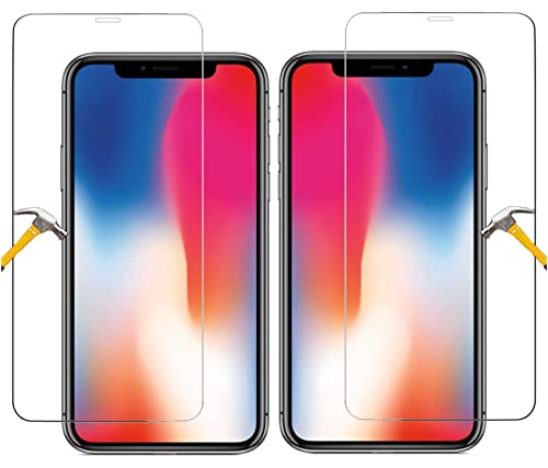 ino 2x kompatibel mit iPhone X iPhone XS iPhone 11pro Panzerglas Harte Schutzfolie Schutzglas Displayschutzglas Harte Folie Schutz Glasfolie 9H Härte Displayglas Displayfolie von ino